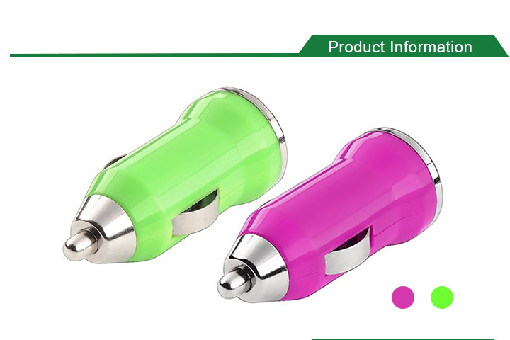 Free sample cheap customized Logo 5v 1a dual usb port car charger