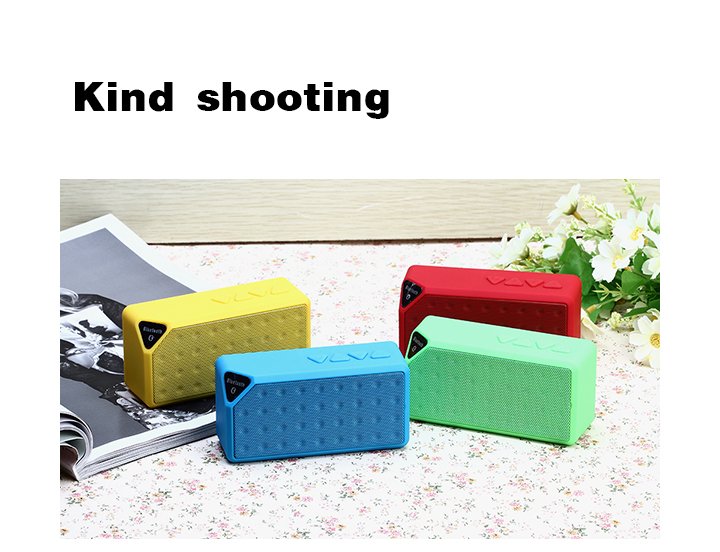 Portable Mini Wireless Bluetooth Speaker Built-in Microphone