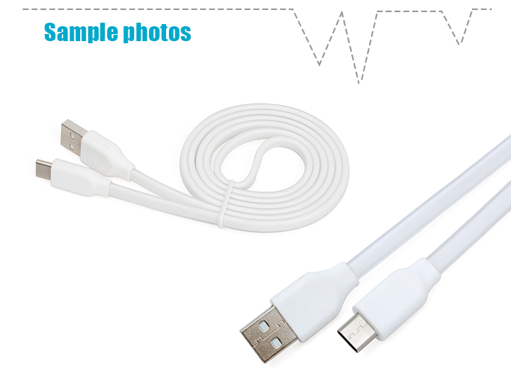 double micro usb charging and transmission cable