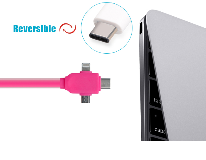 Multiple 1m length 5pin micro usb flat cable for data transmitted and charging with CE,Rohs