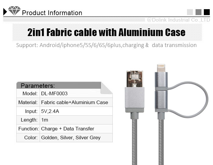 Colorful micro usb 8 pin data transfer usb cable adapter external hard drive