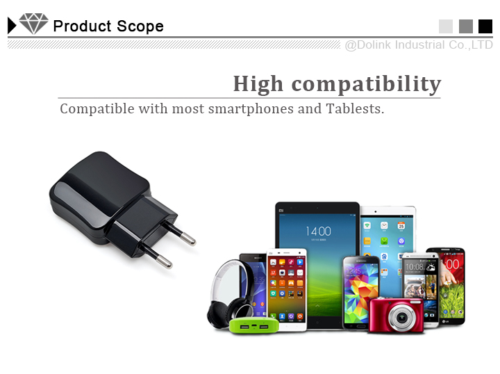 5V 2A Dual USB Port Wall Charger Mobile phone accessories