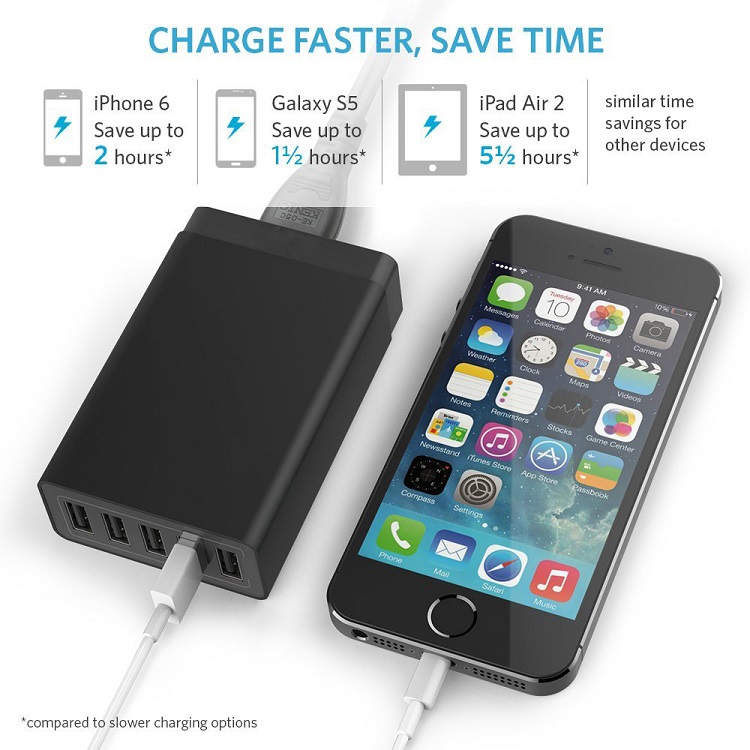 5 in 1 Charge All 8A Charger Tech Technology Universal Charging Station